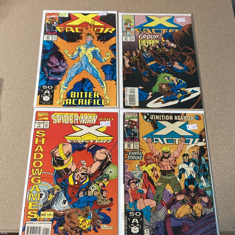 Marvel X-Factor Comic Collection - Orange, Blue, Red
